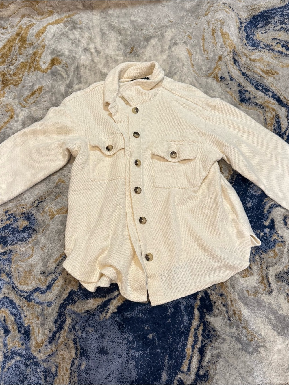 Sanctuary women’s shacket medium cream